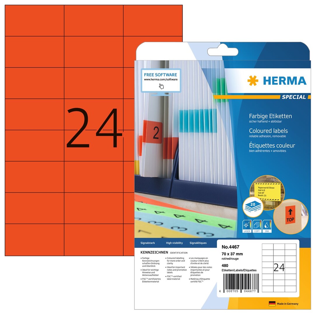 Herma Premium 4466 tulostustarra