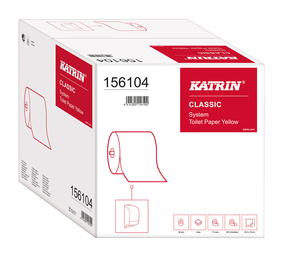 Katrin System 570 wc-paperi kelt