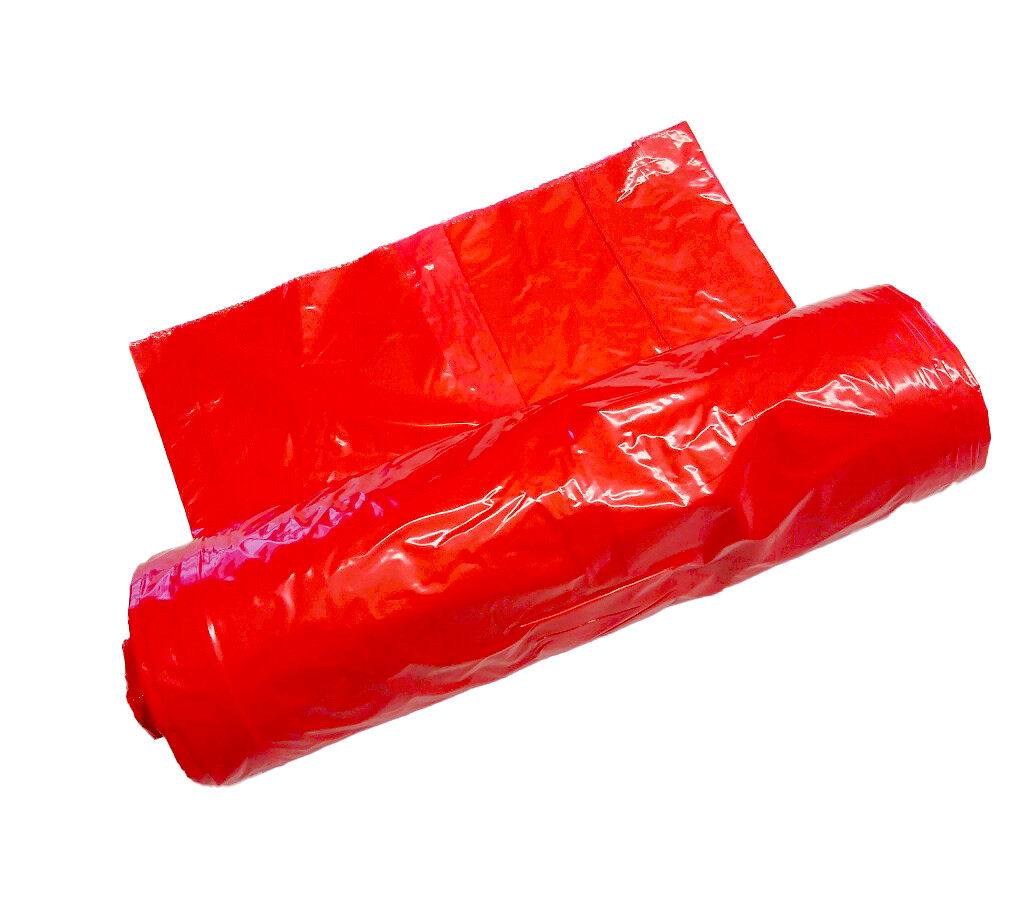 Roskapussi LD-PE 30L punainen