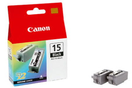 Värikasetti Canon BCI-15BK BubbleJet i70/i80/ip90  musta