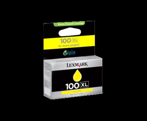 Lexmark no 100XL keltainen