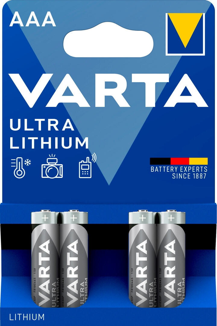 Varta Lithium AAA/LR03