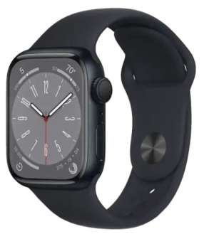 Apple Watch S8 41mm Black GPS+