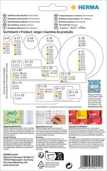 Etiketti Herma valkoinen
