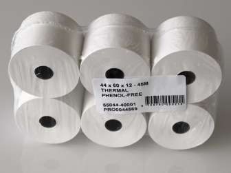 Lämpöpaperi 44x60x12mm/45m