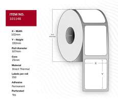 !Suoralämpötarra 102mmx192