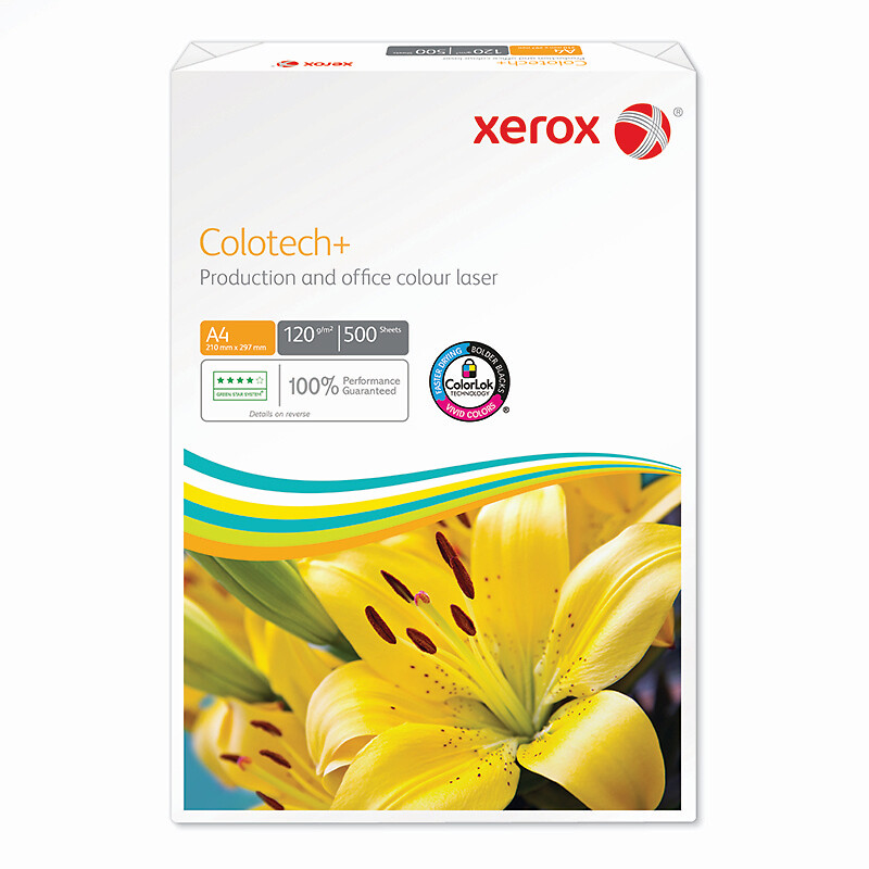 Väritulostuspaperi A4 120g Xerox Colortech+PEFC