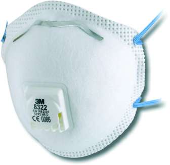3M 8322 Hiukkassuojain FFP2  EI SAATAVUUTTA