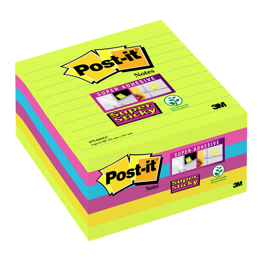 Post-it viestilappu Super Sticky Meeting Notes 101