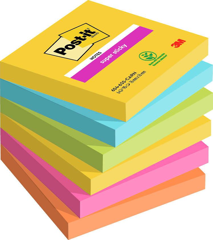 Super Sticky Carnival 76x76mm