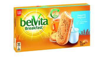 Aamupalakeksi LU Belvita Jogurtti 253g