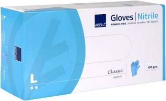 Abena classic nitriilikäsine L sininen