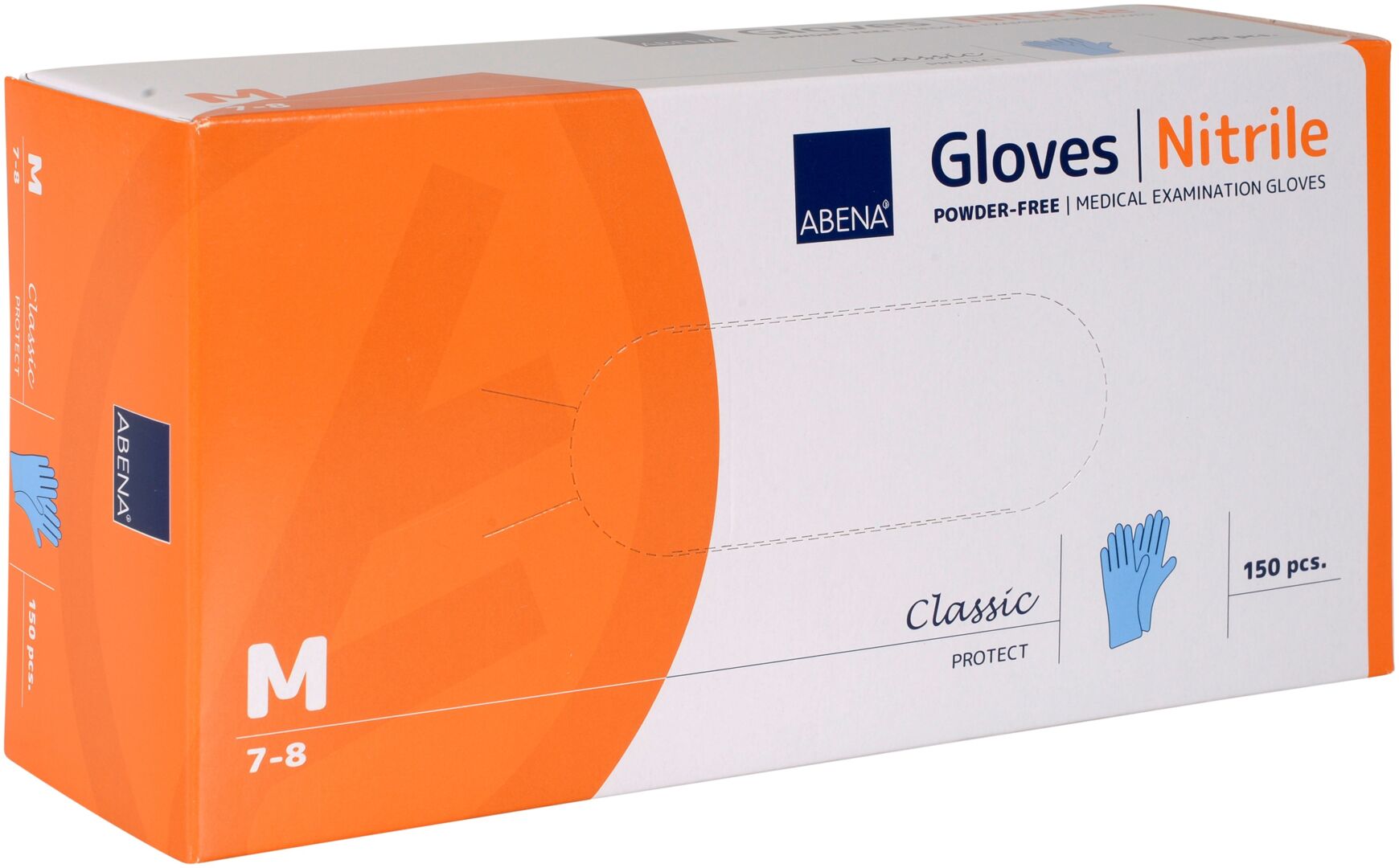 Abena classic nitriilikäsine M sininen