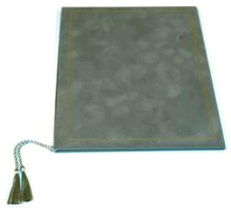 Adressikansio harmaa samettia