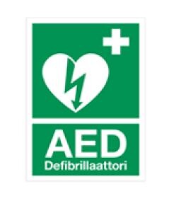 !AED opastetarrapakkaus