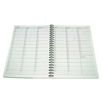 Ajanvarauskirja A4 24kk musta