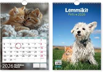 Lemmikit seinäkalenteri