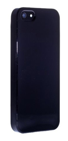 Apple iPhone 5/5s silikonitakakuori musta