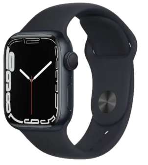 Apple Watch S7 45mm Black GPS