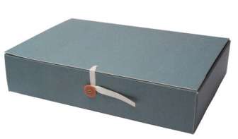 Arkistokotelo A3/4cm nappi/nauha