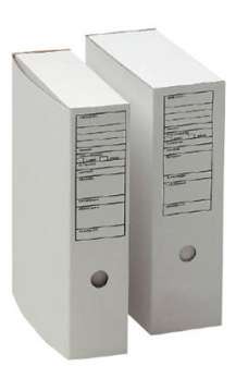 Arkistokotelo A4 7 cm valkoinen