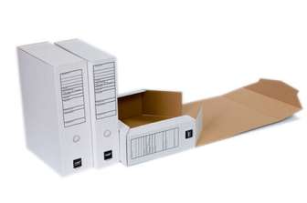 Arkistokotelo A4/9 E valkoinen 9 cm