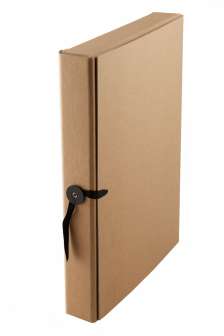 Arkistokotelo A4 4cm nappi/nauha