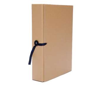 Arkistokotelo A4 nauha/nauha 12 cm ruskea