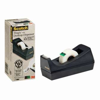 Asiakirjateippi Scotch Eko 900 19 mm x 33 m, 1rll+C38 teline