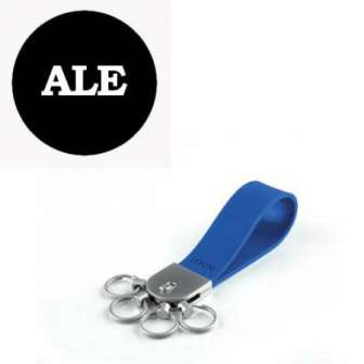 Avaimenperä Lexon Gumkey sin. 6 irrotettavaa avainrengasta