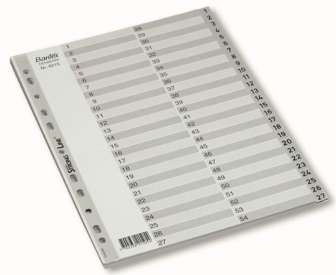 Bantex hakemisto A4 1-54 muovi