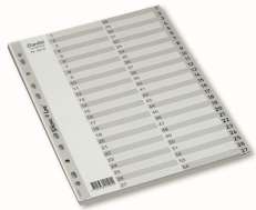 Bantex hakemisto A4 1-54 muovi.