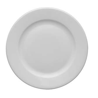 Base lautanen 24 cm valkoinen matala