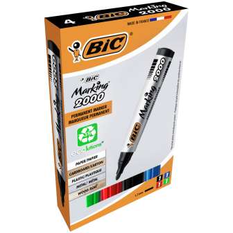 BIC 2000 huopakynäsarja 4 väriä