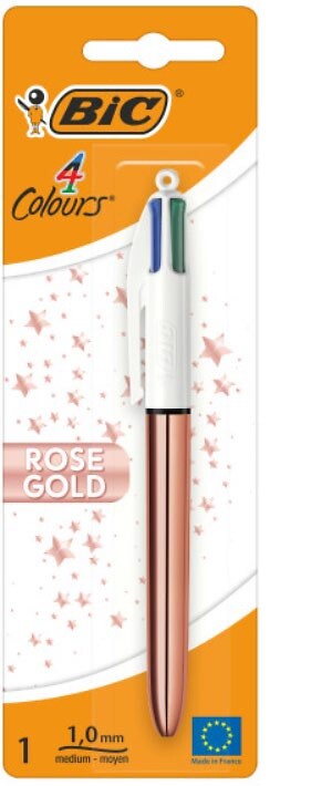 BIC 4-värikynä Rose Gold