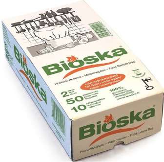 Bioska ruokanäytepussi 2L