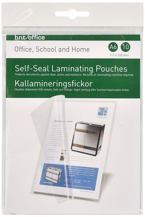 BNT Kylmälaminointitasku A6