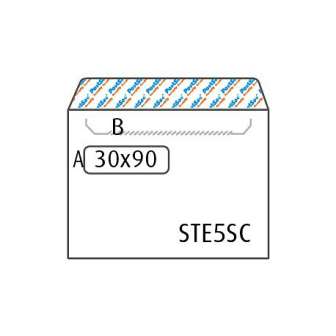 Kirjekuori Turva E5 valkoinen ikkuna