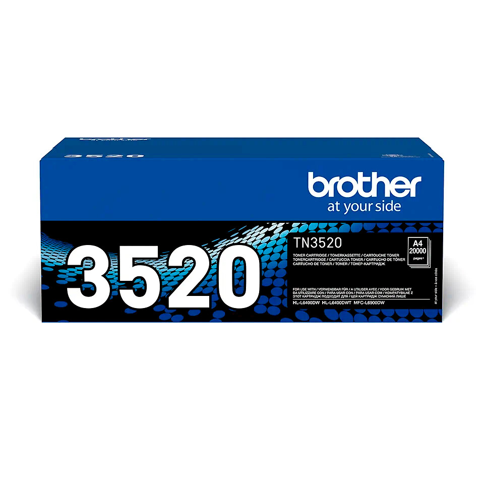 Brother TN3520 musta