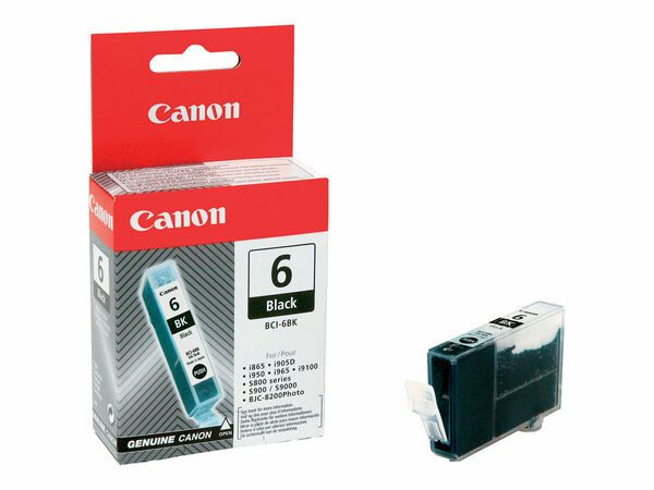Canon BCI-6BK musta