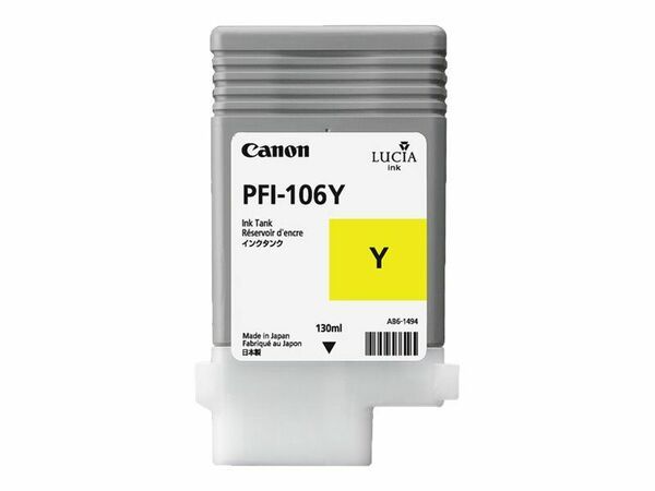 Canon PFI-106 130 ml keltainen