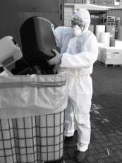 CAT III Kertakäyttö suojahaalari L