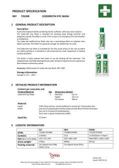 Cederroth Silmänhuuhtelupullo
