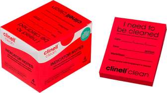 Clinell huomiolappu punainen