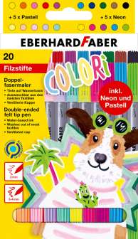 Colori huopakynä kaksipäinen.