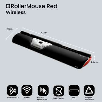Contour RollerMouse Red Wireless