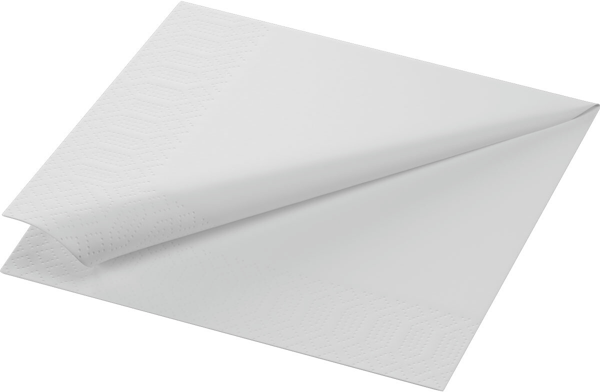 Duni Tissue lautasliina 33x33 valkoinen