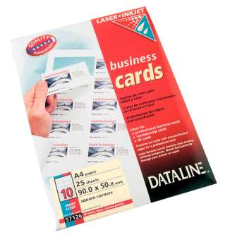 Dataline A4 Käyntikortit 90 x 50,8 mm