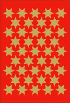 Decor tarra Kultaiset tähdet