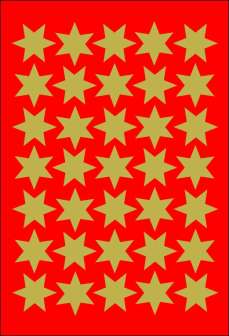 Decor tarra Kultaiset tähdet